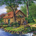 Puzzle - Art puzzle - Nyugalom a hegyekben